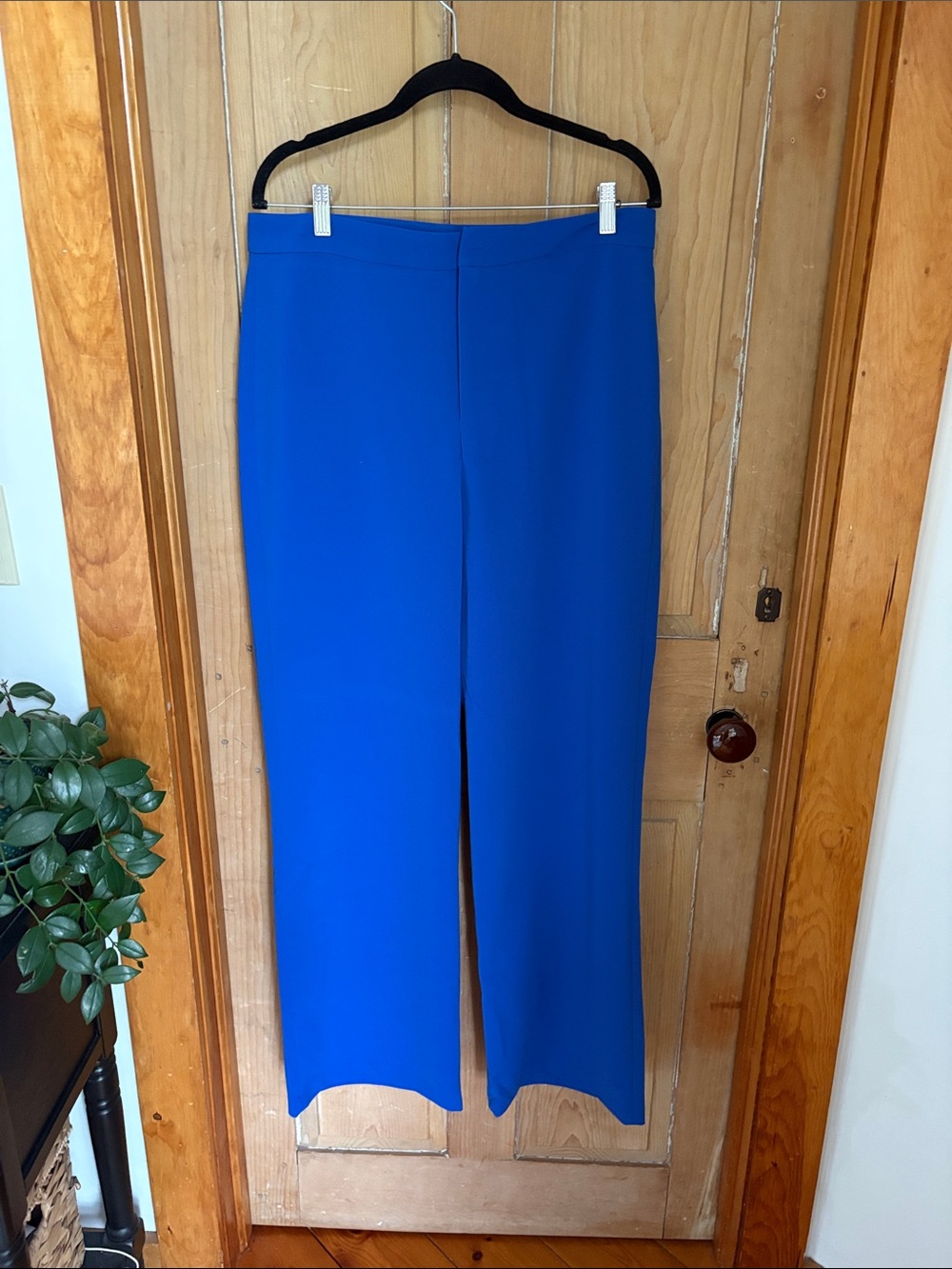 Lulu's Cobalt Straight-Leg Pants